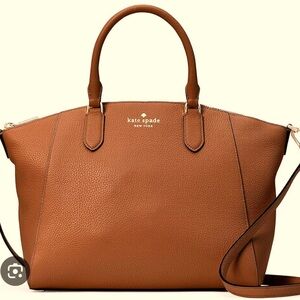 Kate Spade New York Parker Medium Leather Satchel Leather Handbag